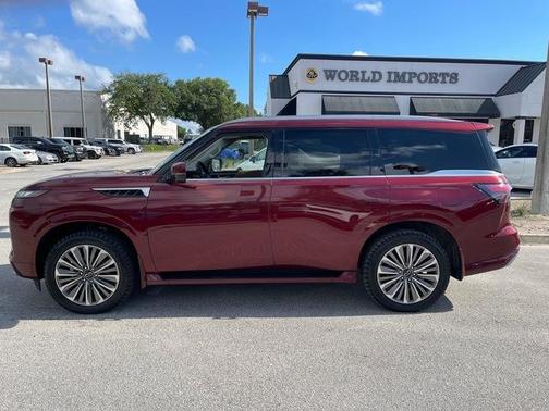 Coulis Red 2025 INFINITI QX80 SENSORY