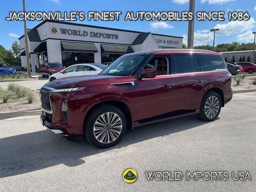 Coulis Red 2025 INFINITI QX80 SENSORY