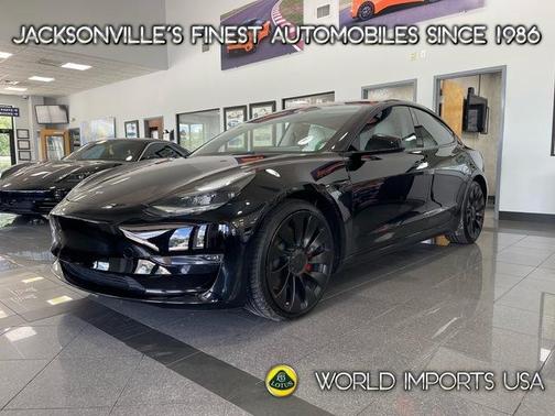 Black 2023 Tesla Model 3 Performance