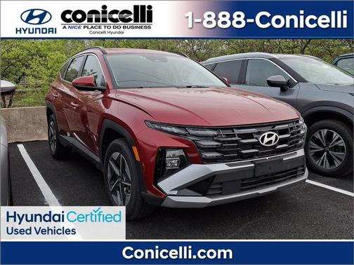 Red 2025 Hyundai TUCSON SEL