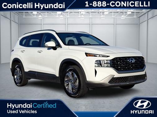 White 2023 Hyundai SANTA FE SEL