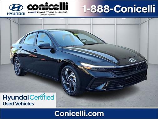 Black 2025 Hyundai ELANTRA SEL Sport