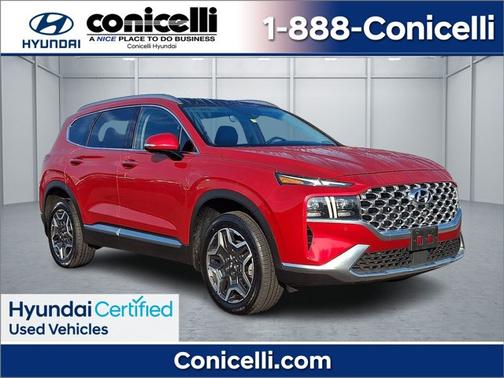 Red 2023 Hyundai SANTA FE Limited