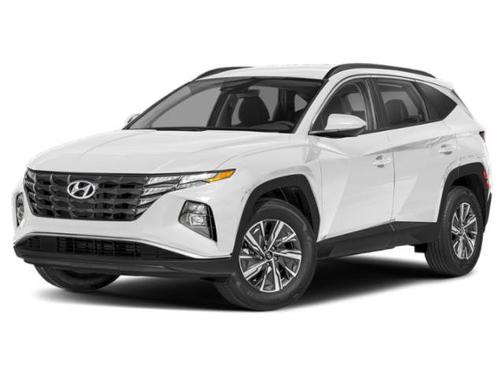 White 2024 Hyundai TUCSON Hybrid Blue