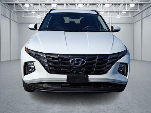 White 2024 Hyundai TUCSON Hybrid Blue