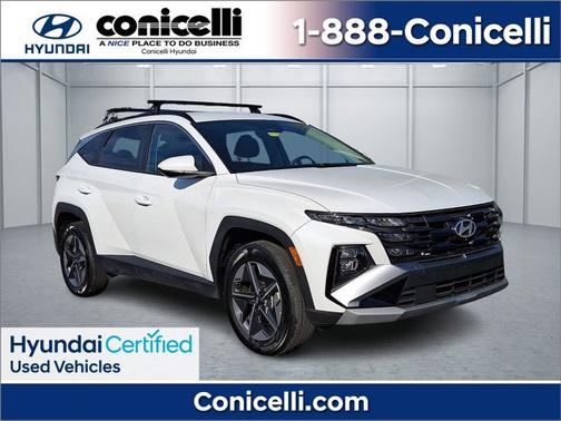 White 2025 Hyundai TUCSON SEL