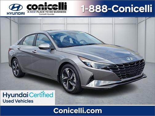 Gray 2023 Hyundai ELANTRA Limited