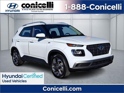 White 2025 Hyundai VENUE SEL