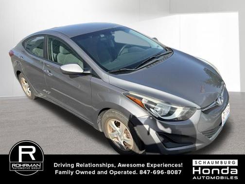 Harbor Gray Metallic 2014 Hyundai ELANTRA SE
