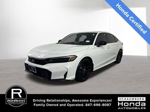 Platinum White Pearl 2026 Honda Civic Sport