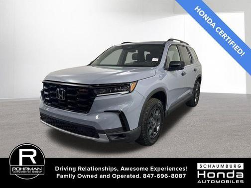 Sonic Gray Pearl 2025 Honda Pilot TrailSport