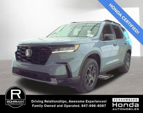 Sonic Gray Pearl 2025 Honda Pilot TrailSport
