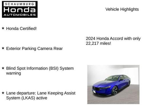 2024 Honda Accord Hybrid Sport