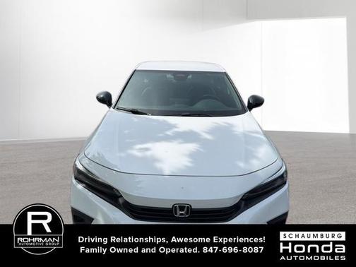Platinum White Pearl 2023 Honda Civic Sport