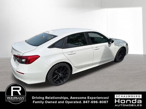 Platinum White Pearl 2023 Honda Civic Sport