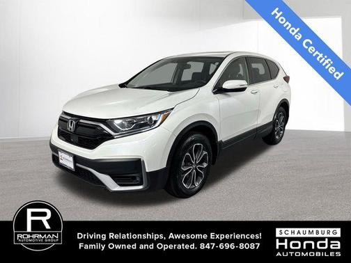 Platinum White Pearl 2021 Honda CR-V EX-L