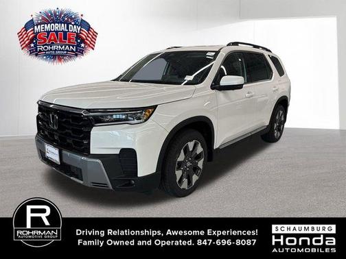 Platinum White Pearl 2026 Honda Pilot Elite