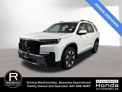 Platinum White Pearl 2026 Honda Pilot Touring