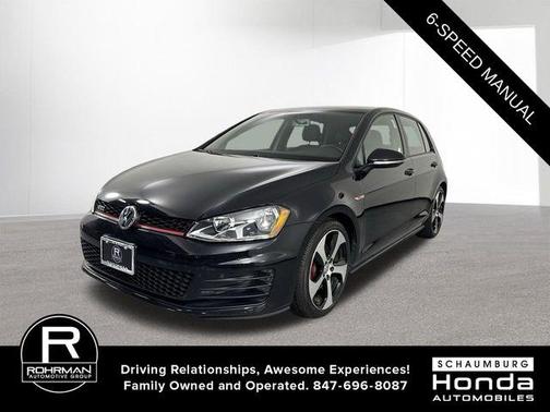 Deep Black Pearl Effect 2016 Volkswagen Golf GTI 2.0T S 4-Door