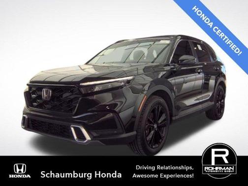 Crystal Black Pearl 2025 Honda CR-V Hybrid Sport Touring