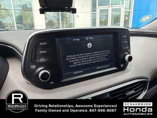 Symphony Silver 2019 Hyundai SANTA FE 2.4 SEL