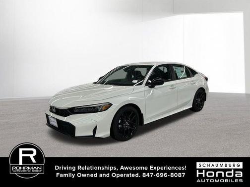 Platinum White Pearl 2026 Honda Civic Sport