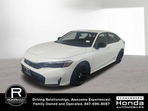 Platinum White Pearl 2026 Honda Civic Sport