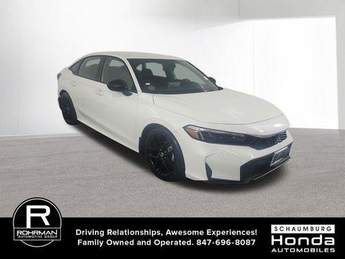 Platinum White Pearl 2026 Honda Civic Sport
