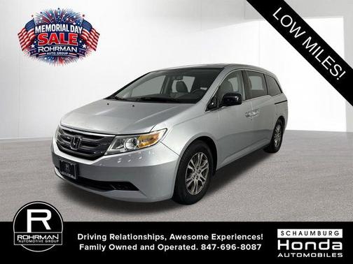 Alabaster Silver Metallic 2013 Honda Odyssey EX-L
