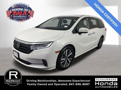 Platinum White Pearl 2022 Honda Odyssey Touring