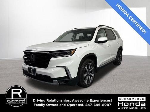 Platinum White Pearl 2025 Honda Pilot Touring