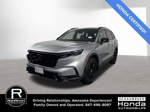 Solar Silver Metallic 2026 Honda CR-V Hybrid Sport-L