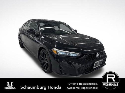 Crystal Black Pearl 2026 Honda Civic Hybrid Sport
