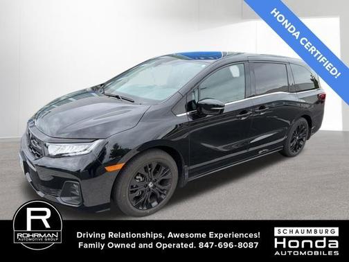 Crystal Black Pearl 2025 Honda Odyssey Sport-L