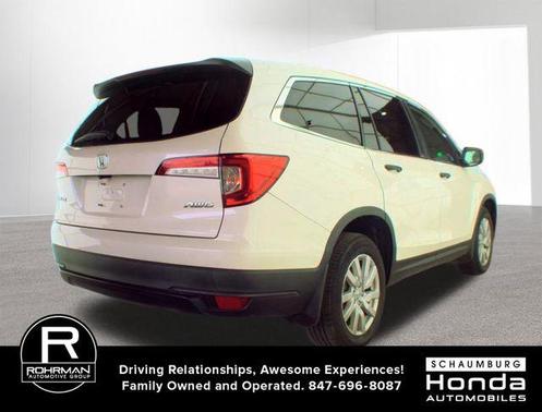 White Diamond Pearl 2019 Honda Pilot LX