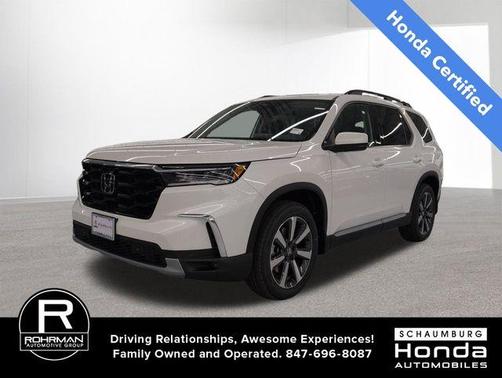 Platinum White Pearl 2025 Honda Pilot Touring