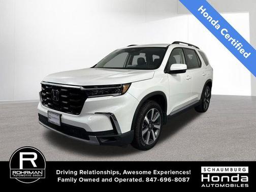 Platinum White Pearl 2025 Honda Pilot Touring