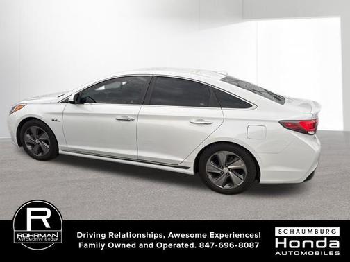 Hyper White 2017 Hyundai SONATA Hybrid Limited