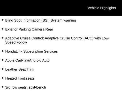 2025 Honda Pilot Touring