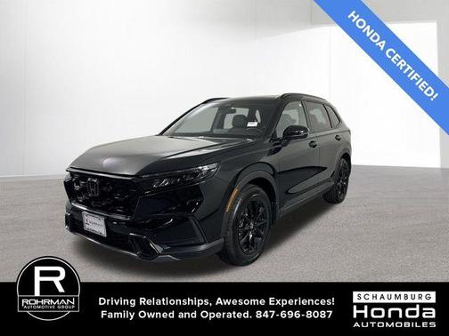 Crystal Black Pearl 2026 Honda CR-V Hybrid Sport-L