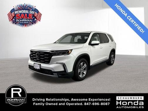 Platinum White Pearl 2025 Honda Pilot EX-L