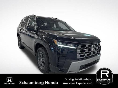 Crystal Black Pearl 2026 Honda Pilot TrailSport