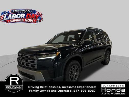 Crystal Black Pearl 2026 Honda Pilot TrailSport