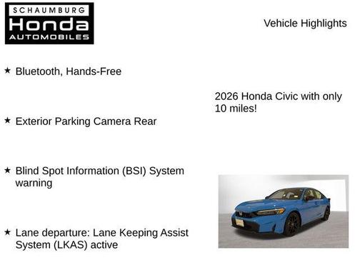 2026 Honda Civic Sport