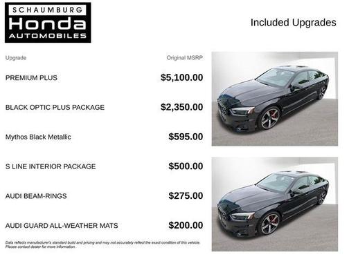 Mythos Black Metallic 2023 Audi A5 Sportback 45 S Line Premium Plus