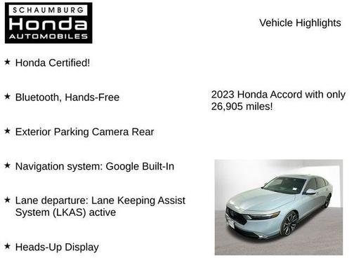 2023 Honda Accord Hybrid Touring