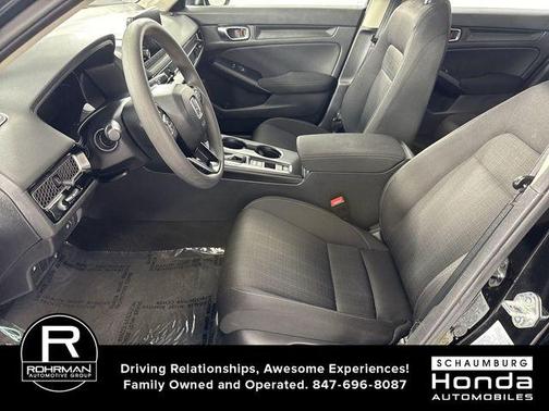 Crystal Black Pearl 2025 Honda Civic LX