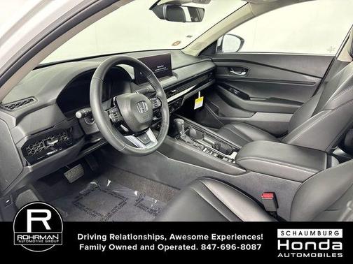 Platinum White Pearl 2026 Honda Accord Hybrid Touring