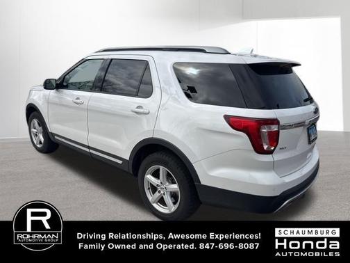 White Platinum 2017 Ford Explorer XLT