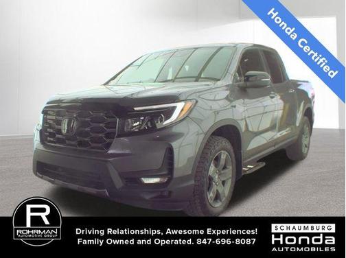 Modern Steel Metallic 2024 Honda Ridgeline TrailSport